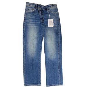 Bayeas Jeans Crossover Straight  Size Blue Denium Womens 26 New with Tags